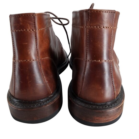 Frye Mens Paul Chukka Leather Brown Boots Shoes Size 8.5 Classic Work Distressed - Picture 5 of 13